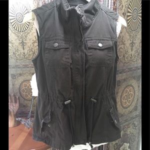 Ladies hiking outdoor canvas vest